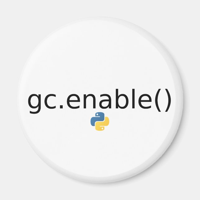 Aimant python Garbage Collector (Devant)