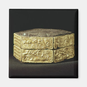 Aimant Pyxis hexagonal décoré des animaux