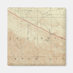 Aimant Quadrangle de Rock Creek montrant le Rift San Andr