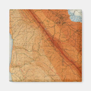 Aimant quadrilatère père Noël Cruz avec intensité, faille