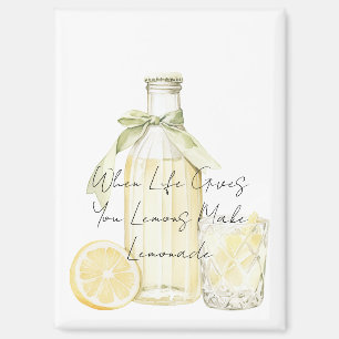 Aimant Quand La Vie Vous Donne Des Citrons Font De La Lem
