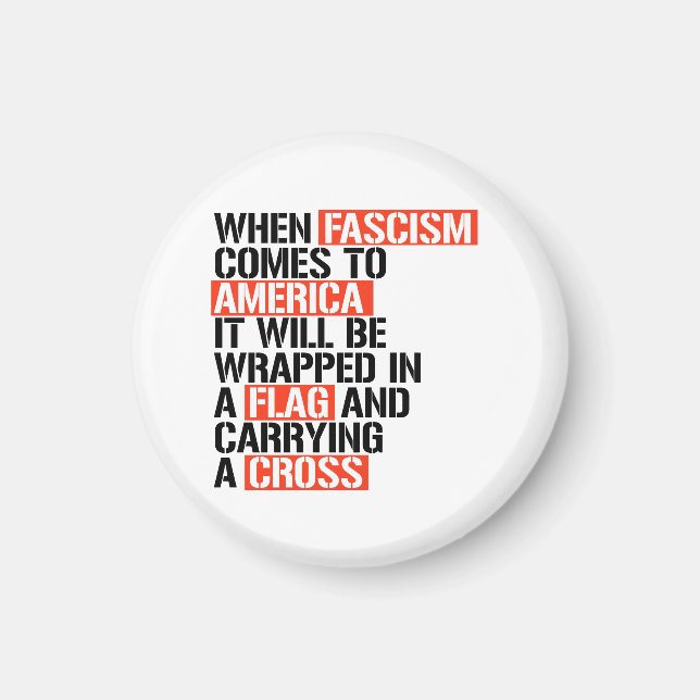 Aimant Quand le fascisme arrive en Amérique (Devant)