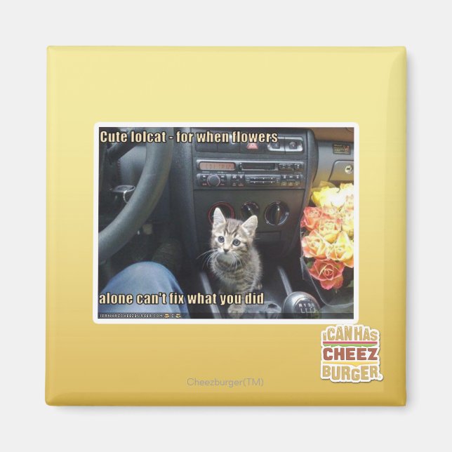 Aimant Quand les fleurs ne suffisent pas (Devant)