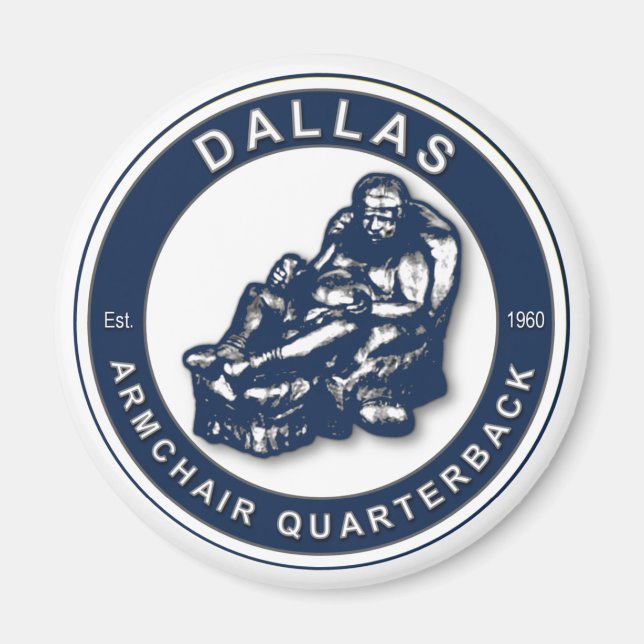 Aimant Quartier Fauteuil - Dallas Fans De Football (Devant)