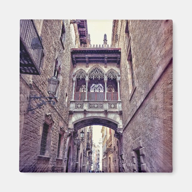Aimant quartier gothique à Barcelone, Espagne (Devant)
