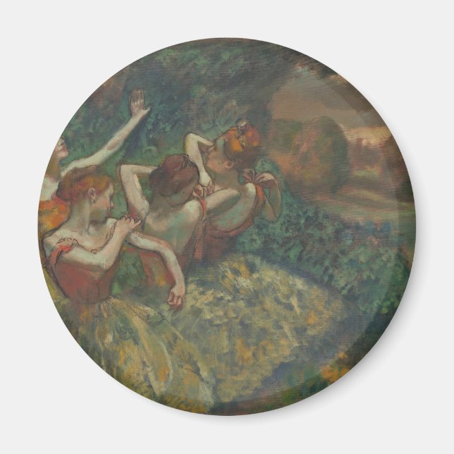 Aimant Quatre danseurs d'Edgar Degas, Ballet Fine Art (Devant)