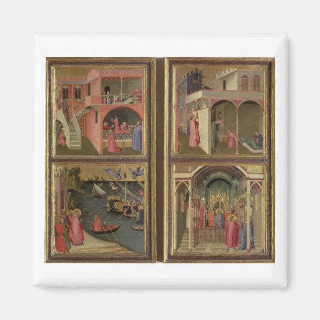 Aimant Quatre scènes de la vie de saint Nicolas : saint N (Devant)