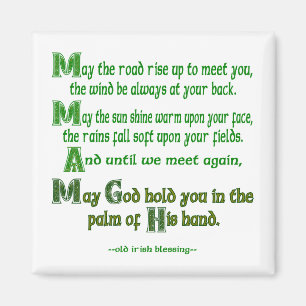 Aimant Que la route monte pour vous rencontrer