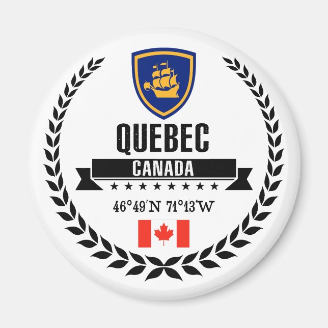 Aimant Québec (Devant)