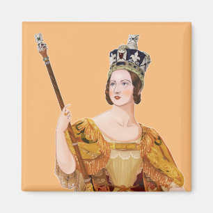 Aimant Queen Victoria - illustrations historiques