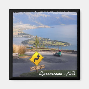 Aimant Queenstown, Nouvelle-Zélande - Luge 2 (Frigo Magne