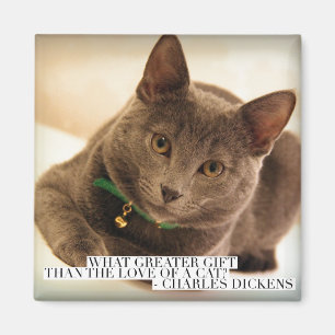 Aimant Quel cadeau plus grand que l'amour d'un chat ?