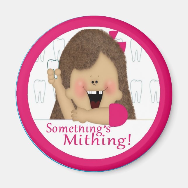 Aimant Quelque chose est Mithing ! Fille (Devant)