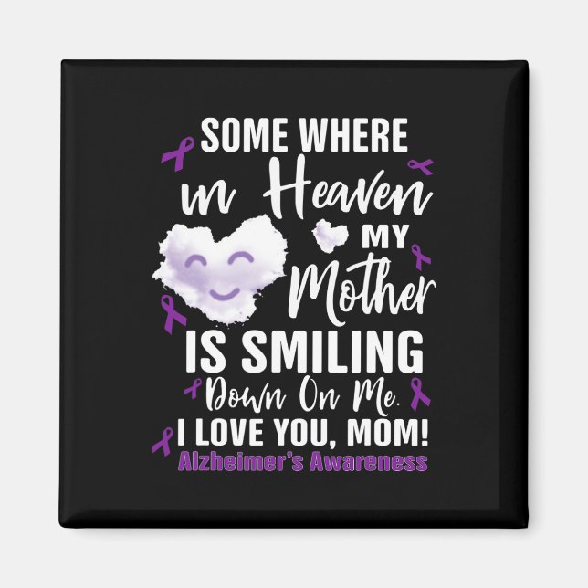 Aimant Quelque part dans le ciel ma mère sourit (Devant)