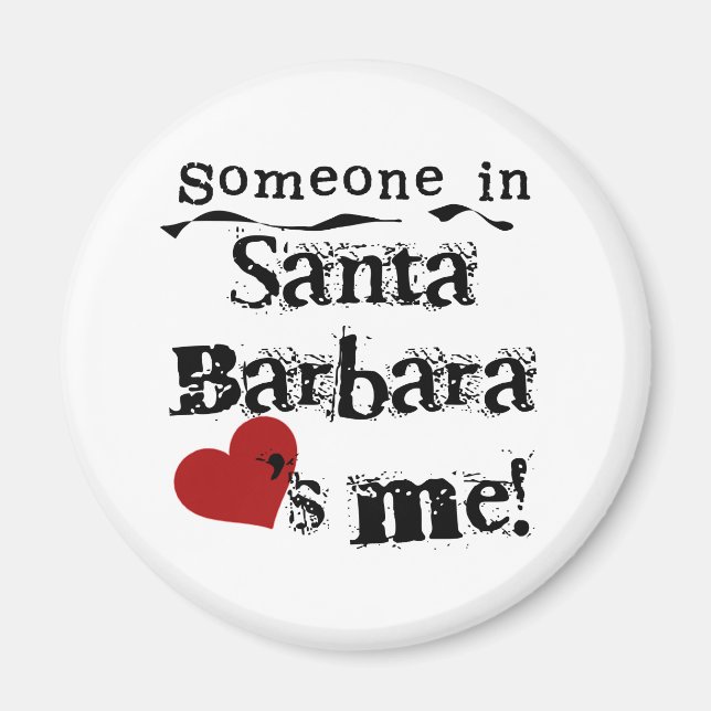 Aimant Quelqu'un à Père Noël Barbara (Devant)