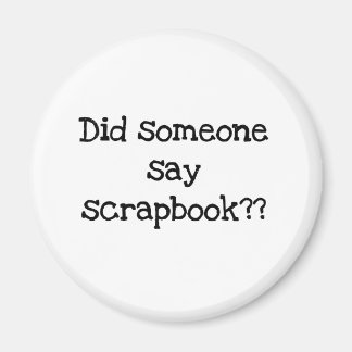 Aimant Quelqu'Un A-T-Il Dit Scrapbook