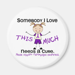 Aimant Quelqu'un amour d'I - fibromyalgie (fille)