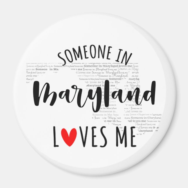 Aimant Quelqu'Un Dans Le Maryland M'Aime L'Aimant (Devant)