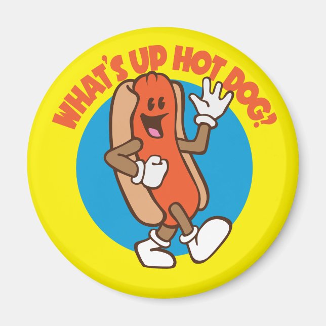 Aimant Qu'est-ce que le Hot Dog ? - L'aimant (Devant)