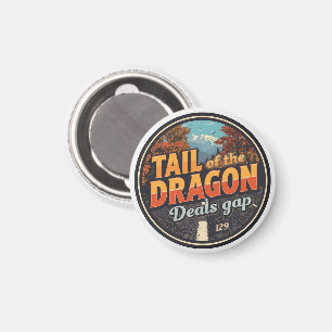 Aimant Queue de Dragon 318 courbes road trip 