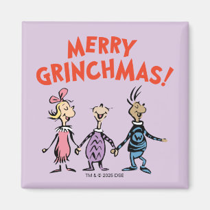 Aimant Qui se tient par la main Joyeux Grinchmas