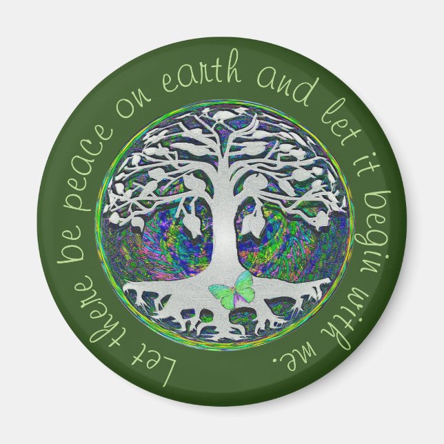 Aimant Qu'il y ait la paix sur Terre (Devant)