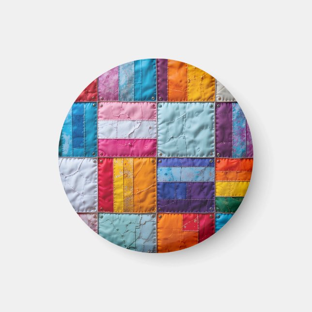 Aimant Quilt communautaire d'unité et de diversité (Devant)