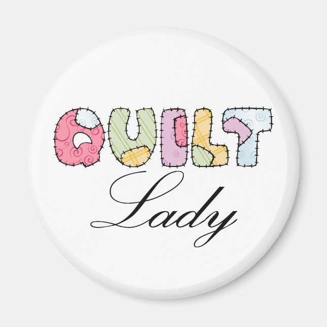 Aimant QUILT Lady (Devant)
