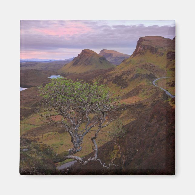 Aimant Quirak paysage de lever du soleil sur Skye (Devant)