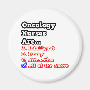 Aimant Quiz de l'infirmière en oncologie...Plaisanterie
