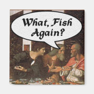 Aimant Quoi, Encore du Poisson ? - Dîner de Vacances Amus
