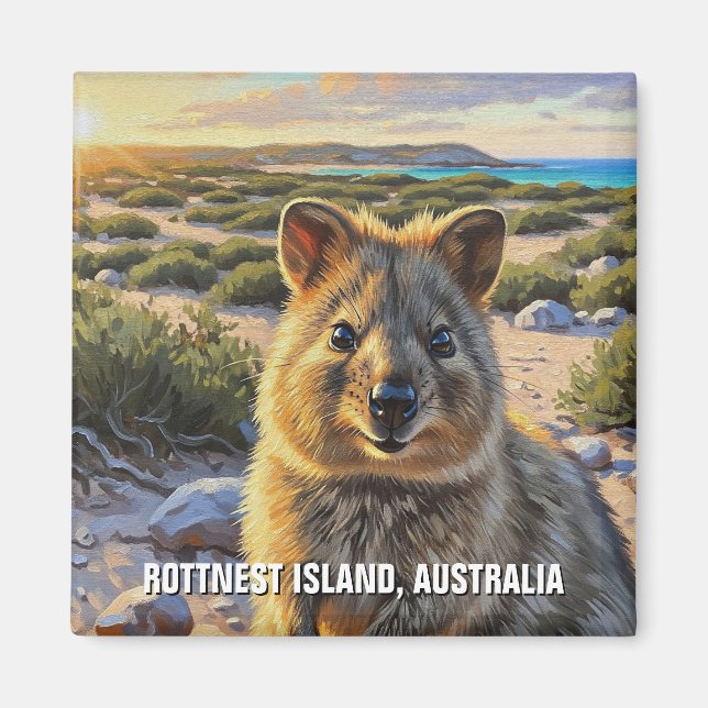 Aimant Quokka dans Rottnest Island Australie (Devant)