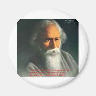 Aimant Rabindranath Tagore Love Citation Cadeaux & Cartes
