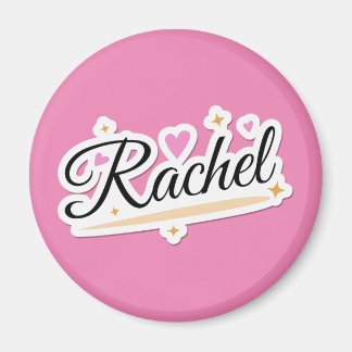 Aimant Rachel nom joli design