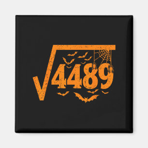 Aimant Racine carrée 4489 Mème drôle d'Halloween 67 Prof