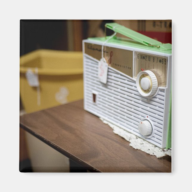 Aimant Radio vintage (Devant)