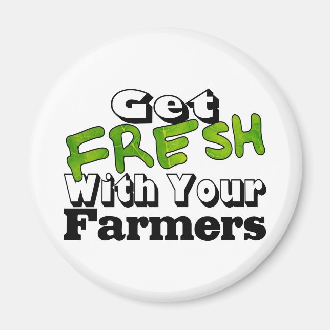 Aimant Rafraîchir les agriculteurs (Devant)