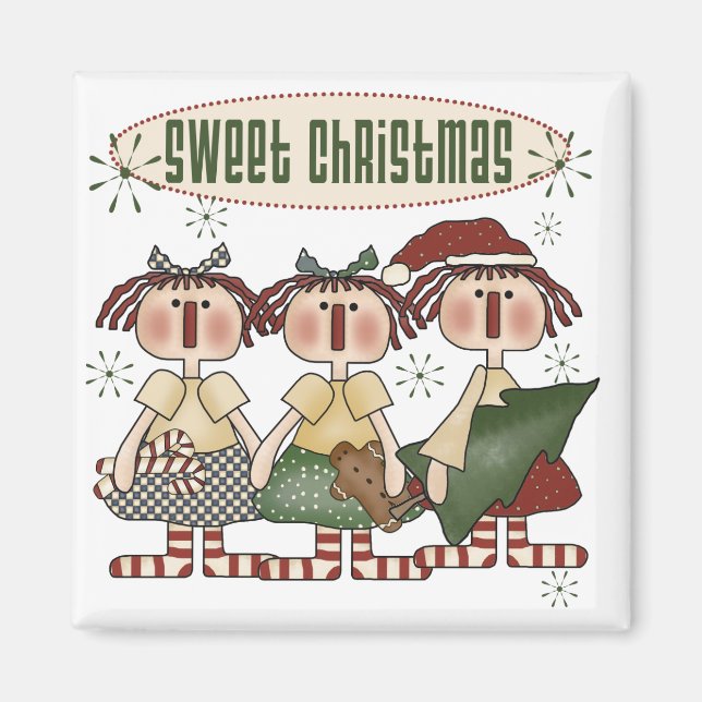Aimant Ragdolls Sweet Christmas Tshirts et cadeaux (Devant)