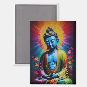 Aimant Raies sacrées de bouddha de la paix
