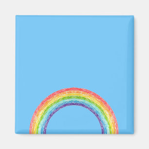 Aimant Rainbow and blue sky
