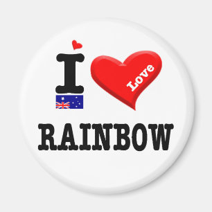 Aimant RAINBOW - I Love