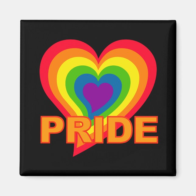Aimant Rainbow Pride (Devant)