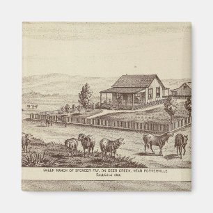 Aimant ranch des moutons de Deer Creek
