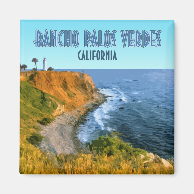 Aimant Rancho Palos Verdes California Point Vicente (Devant)
