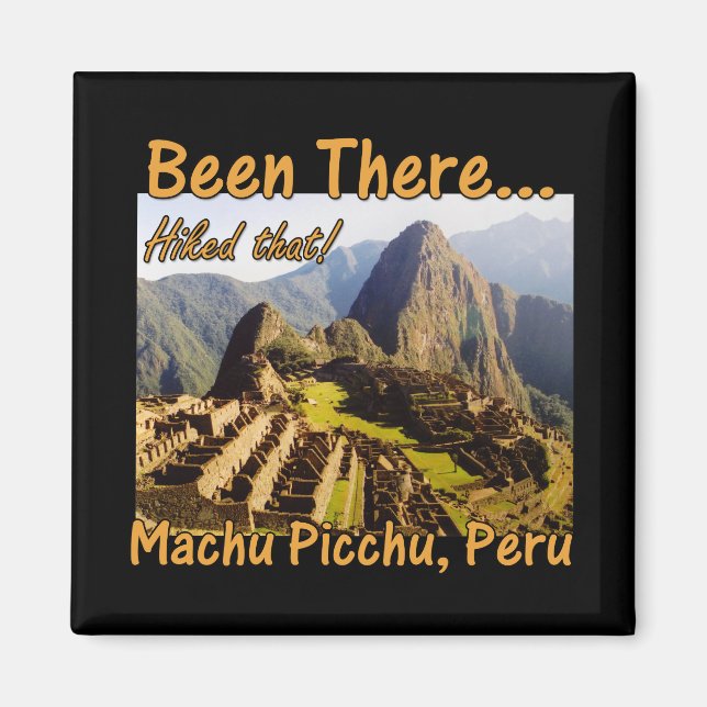 Aimant Randonnée sur le sentier Inca - Machu Picchu (Devant)