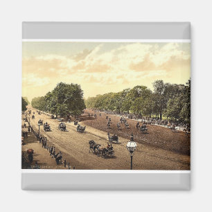 Aimant Rangée et coin putréfiés de Hyde Park, Londres,