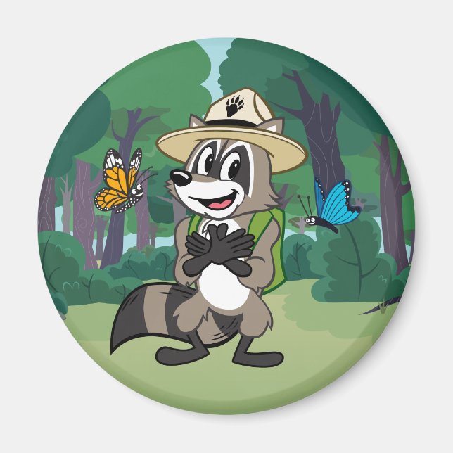 Aimant Ranger Rick | Héros papillon - Panneau papillon (Devant)