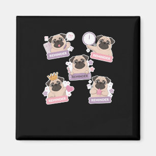 Aimant Rappel De Chiot Drôle Et Mignon Pour Votre Vie Quo