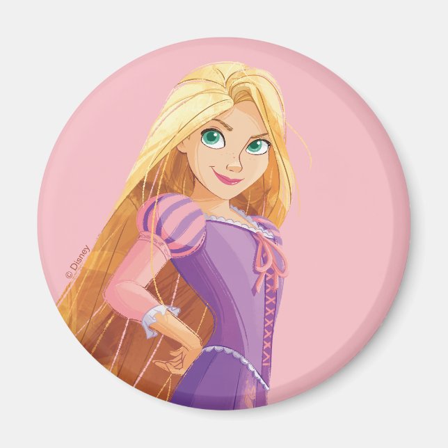 Aimant Rapunzel intrépide (Devant)