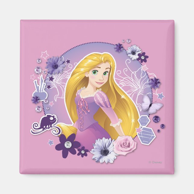 Aimant Rapunzel - J'allume mon propre chemin (Devant)